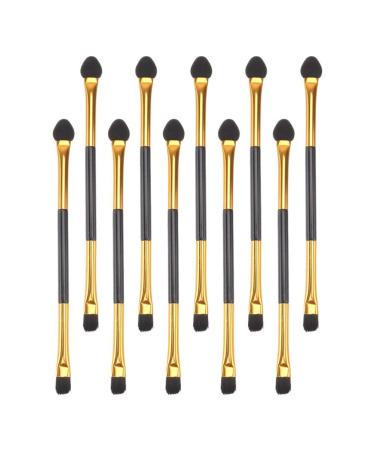 Lurrose 20Pcs Eye Shadow Applicators Dual Sides Plastic Eyeshadow Brush Eye Makeup Applicators Women Cosmetic Brush
