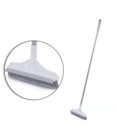 2023 New 2 in 1 Cleaning Floor Scrub Brush Zjoella Cleaning Brush Zjoella 2 in 1 Cleaning Brush 120 Rotating Tile Brush for Cleaning Bathroom Glass Patio Kitchen (Color : White Size : 1PCS) 1PCS White