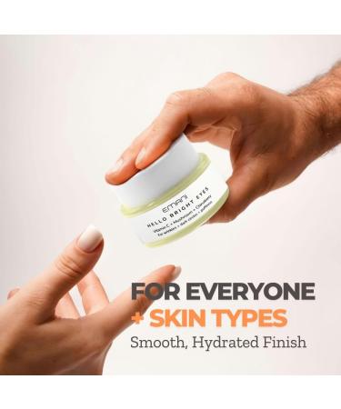 Emani Hello Bright Eyes - Vitamin C Super Eye Cream - Caffeine and Turmeric Anti-Aging Eye Cream for Dark Circles Puffiness Wrinkles Firming Hydrating & Smoothing - Reduce Fine Lines 1 oz 30ml - Buy Online on GoSupps.com