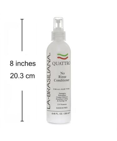 La-Brasiliana Quattro No Rinse Conditioner 8.45 fl. oz - Best International Shipping & Nourishing Hair Care - Buy Online on GoSupps.com