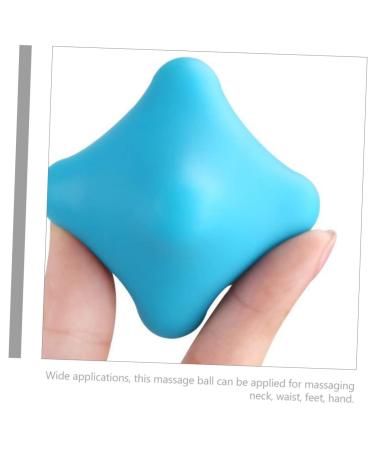Beavorty 4-Piece Massage Balls Set - Pain Relief for Feet Face & Body - Deep Tissue Therapy & Muscle Knot Remover - Blue 5.7cm - Perfect for Fitness & Relaxation - Buy Online on GoSupps.com