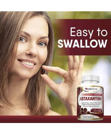Premium Astaxanthin 10mg Supplement - Pure Antioxidant for Skin, Eyes, Arthritic Joints, Healthy Aging & Energy Boost - 120 Non-GMO Softgels - Buy Online on GoSupps.com