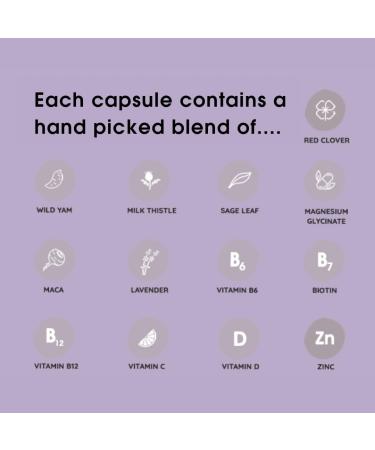 INNOPURE Perimenopause & Menopause Supplements (4 Month Supply) Hormone Balance for Women All-in-One Complex with Natural Plant Estrogens - Easy to Swallow Capsules UK Made 1 count (Pack of 1) - Buy Online on GoSupps.com