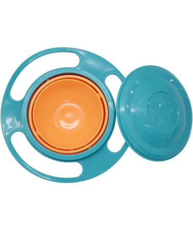 360 Rotatable Spill-Proof Toddler Gyro Bowl with Lid - Non Spill Feeding Baby Gyro Bowl - Buy Online on GoSupps.com