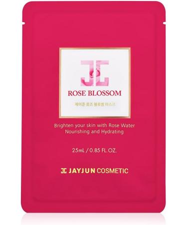 Jayjun Rose Blossom Masks 10 Sheets Moisturising Rejuvenating Face Skincare - Buy Online on GoSupps.com