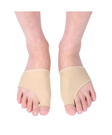 Bale toe compensation unit large toe spreader relief of inflamed balls of the feet with a feasting cushion bale protector aligns curved toes at night