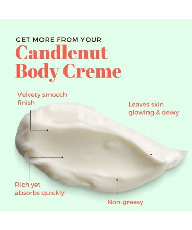 Juara Candlenut Body Creme - Moisturizing Lotion for Dry Skin | Hands, Feet Cream | Hydrating Skincare Balm | Cruelty-Free, Paraben & Sulfate Free | Vegetarian | 7.5 oz - Buy Online on GoSupps.com