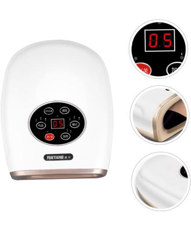CLISPEED Hand Massager - Rechargeable White Plastic 26x21cm - Perfect for Relaxation & Pain Relief | International Shipping Available - Buy Online on GoSupps.com