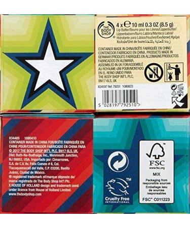 The Body Shop Lip Butters Magic Cube Gift Set - 4pc Assorted Paraben-Free Lip Butters - Buy Online on GoSupps.com