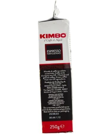 Italian Gourmet Bundle Kimbo Espresso Napoletano caf moulu 12 x 250 g (3 kg) intensit 12/13 torr faction fonc e moka & espresso cr me intense + Italian Gourmet Polpa - Buy Online on GoSupps.com