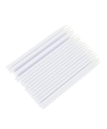 OHPHCALL 100pcs Disposable Eyeliner Brush Precise Eyeliner Brush Gel Eyeliner Brush Eyeliner 9x6.5cm White