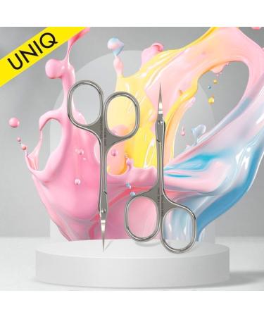 STALEKS PRO by Natury Nails Professional Cuticle Scissors Small Hands Stainless Steel Asymmetric UNIQ SQ-30/4 - Buy Online on GoSupps.com