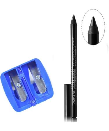 Blue Dual-Pencil Sharpener Eyeliner Sharpener Cosmetic Lip Liner Sharpener Eyebrow Pencil Sharpener Travel-Friendly Easy to Clean - Buy Online on GoSupps.com