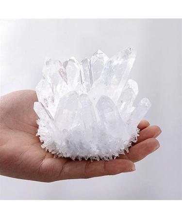 Natural Crystal Cluster Rock Quartz Minerals Rough Stone Stones Home Decoration 500-650g Suitable for Furniture Decoration Full of Texture (Color : Green) - Buy Online on GoSupps.com