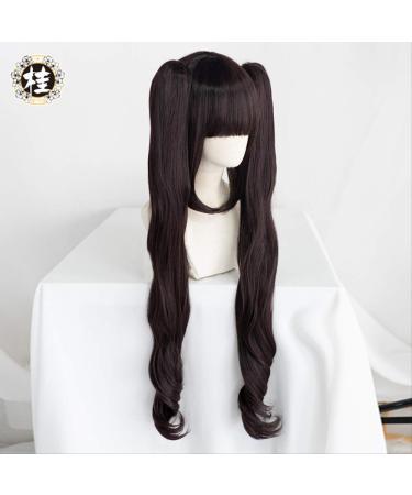 UWOWO Nekopara Chocola/Chocolate Cosplay Wig - 80cm Long Twin-Tail Hair | Matte Synthetic Heat Resistant Fiber | International Shipping - Buy Online on GoSupps.com