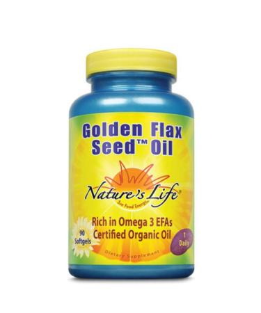 Nature's Life Golden Flax Seed Oil | 90 ct