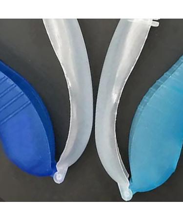 Rtauhife 10Pcs Sports Folding Travel Toothbrush Set - Lightweight Camping & Hiking Oral Care Tool in Light Blue - Buy Online on GoSupps.com