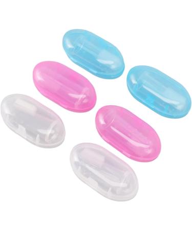 Baby Finger Toothbrush Set - 6 Gentle Silicone Infant Brushes for Early Oral Hygiene - Buy Online on GoSupps.com