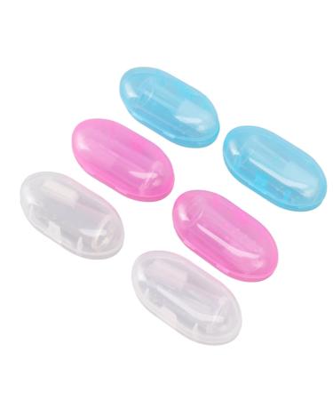 Baby Finger Toothbrush Infant Finger Toothbrush Set: Gentle Silicone Brushes. for Early Oral Training for Newborns and Toddlers Pack of 6 with Storage Boxes
