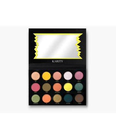 Karity 15 Come As You Are Eyeshadow Palette - Highly Pigmented Everyday Makeup for Edgy Looks | International Shipping Available - Buy Online on GoSupps.com