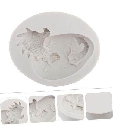 EXCEART Easter Candle Molds Clay Making Tools Easter Dessert Easter Egg Mould Easter Jelly Cupcake Topper Decorating Polymer Silicone Dragon Candy Mold Easter Snack Mousse Chocolate White - Buy Online on GoSupps.com