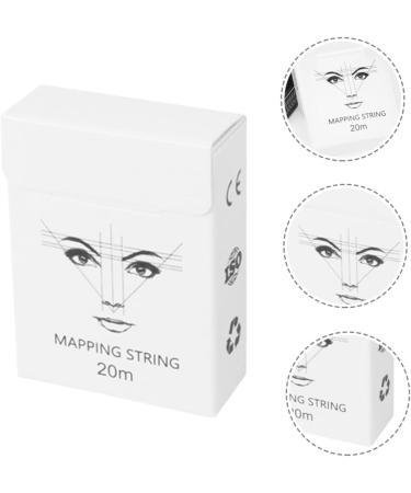 BIUDECO 1box Eyebrow Makeup Ruler Tool Convenient Eyebrow Ruler Eyebrow Tattoos Ruler 6x4.5cm White - Buy Online on GoSupps.com
