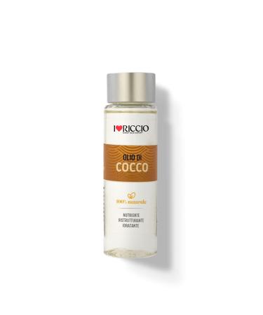 I LOVE RICCIO I Love Coconut Oil for curly hair moisturizing and caring natural oil ideal for dry hair 100 ml