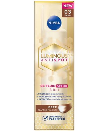 Nivea Cellular Luminous630 CC Fluid SPF 30 Dark 40 ml - Buy Online on GoSupps.com