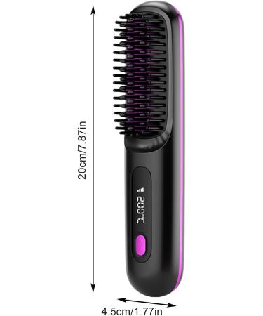 Buy Portable Hair Straightener Iron | Cordless Hot-Air Brush & Straightening Tool for Men & Women | Fast Heat-Up & Smooth Styles | International Shipping Available - Buy Online on GoSupps.com
