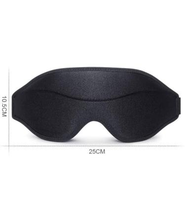 100% Blackout 3D Sleep Mask for Side Sleepers - Comfort Eye Shade Cover 2 Pcs for Travel Yoga & Napping - Buy Online on GoSupps.com