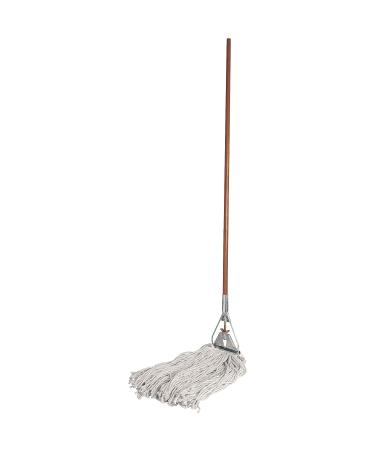 Genuine Joe GJO54201 60 Cotton Wet Mop with Wood Handle - Lightweight - Buy Online on GoSupps.com