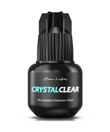 Crystal Clear Professional Eyelash Extension Glue | Strong Fast Drying Adhesive | Long-Lasting Semi-Permanent Lash Extensions | 7 Weeks Retention - Buy Online on GoSupps.com