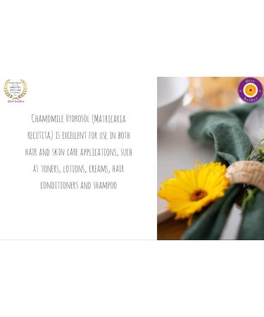 Deve Herbes Pure Chamomile Floral Water (Hydrosol) (Matricaria recutica) for Skin and Hair - 100ml (3.38 oz) - Buy Online on GoSupps.com