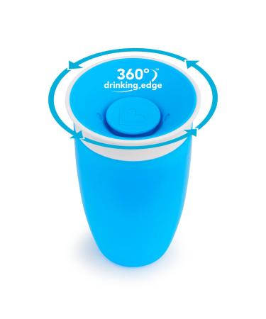 Munchkin Miracle 360 Sippy Cup Blue 10oz - Pack of 2 | Leak-Proof Toddler Cup - Buy Online on GoSupps.com