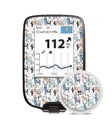 Slidesticker Freestyle Libre measuring device stickers (No Drama Lama)