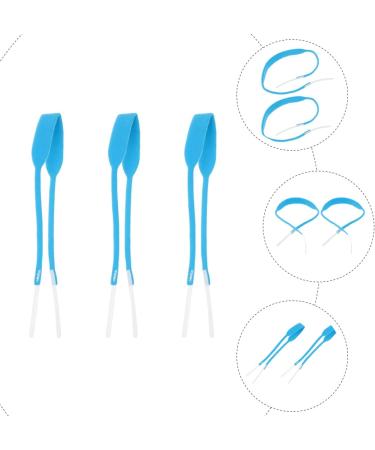 Healifty 6-Piece Sky Blue Neck Foam Support Adjustable Breathable Trachea & Ligament Belts for Optimal Comfort - Buy Online on GoSupps.com