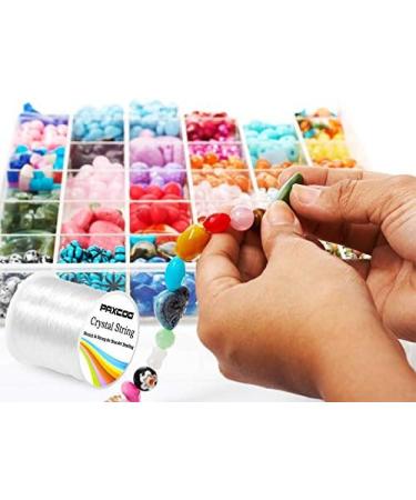 Paxcoo 0.8mm Elastic Bracelet String for Jewelry Making - 120m - Buy Online on GoSupps.com