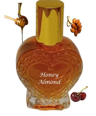 Body Oils by Brenda Honey Almond Perfumed Oil Alcohol Free Scented Oil Attar (1/2 oz.)