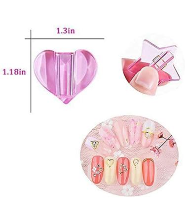 Kapmore Mini Nail Metal Bending Tool Set 2 Acrylic Portable Diy Pink Embossed Mold Nail Tool Equipment Hollow Frame Art - Buy Online on GoSupps.com
