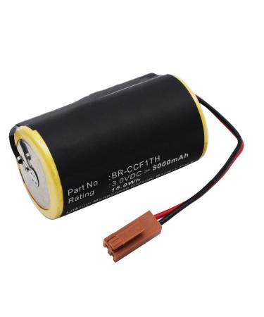 Synergy Digital PLC Battery Compatible with Panasonic BR-CCF1TH PLC (Li-MnO2 3V 1800mAh) Ultra High Capacity Replacement for Panasonic BR-A Battery