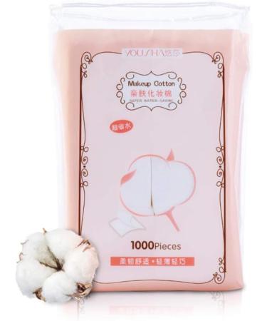 1000pcs Three-Layer Disposable Makeup Cotton Pads - Portable Facial Cotton for Flawless Beauty - International Shipping - Buy Online on GoSupps.com