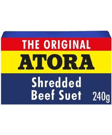 Atora Shredded Beef Suet 240g - Original British Recipe - Buy Online on GoSupps.com