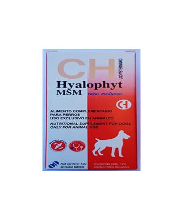 HYALOPHYT MSM Breeds Medium 120 tablets
