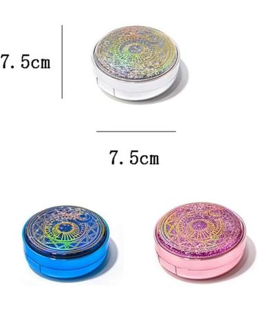 XMING High-end Magic Contact Lens Box for Girls - Quick Invisible Eye & Beauty Box - Blue - Buy Online on GoSupps.com