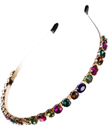 Crystal Rhinestone Headbands Sparkle Silver Diamond Headband Vintage Princess Party Headpiece for Birthday Wedding Bridal Tiara Daily Wear (crystalColorA3) - Buy Online on GoSupps.com