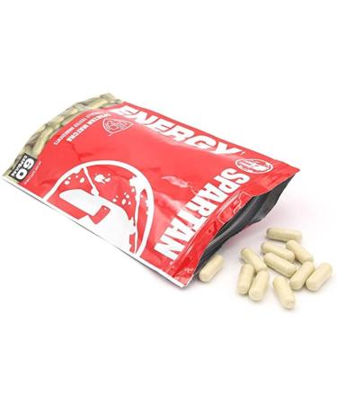Shop Spartan Energy Capsules - Natural Long-Lasting Energy with Caffeine & Matcha | 60 Count - Buy Online on GoSupps.com