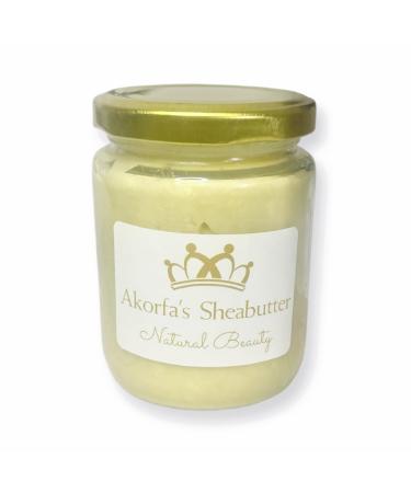 Akorfa BV Organic shea butter 250 g unrefined Organic Shea butter 100 pure natural Shea butter Shea butter