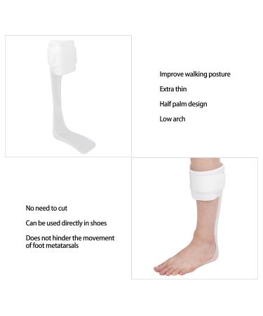 Cryfokt Ankle Foot Orthosis | Ultra Thin Drop Foot Brace for Left Foot (Size S) - Flexible Support for Ankle Pronation | International Shipping Available - Buy Online on GoSupps.com