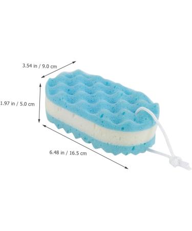 Healeved 6pcs Three Layer Bath Sponge Set | Exfoliating Loofah and Body Scrubber for Dead Skin Removal - Perfect for Shower & Bath - Buy Online on GoSupps.com