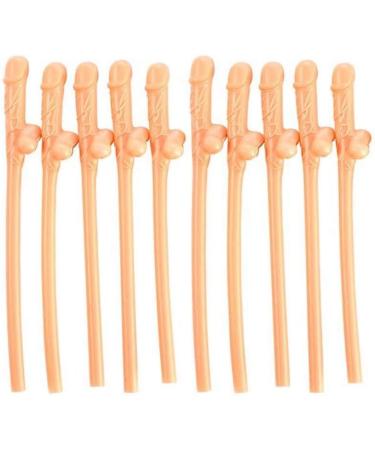 Hen Party Accessories Willy Straws Party Drinking Straws Party Straws Funny Straws P Out Accessories Night Party Girls Skin colored 60pcs - Buy Online on GoSupps.com